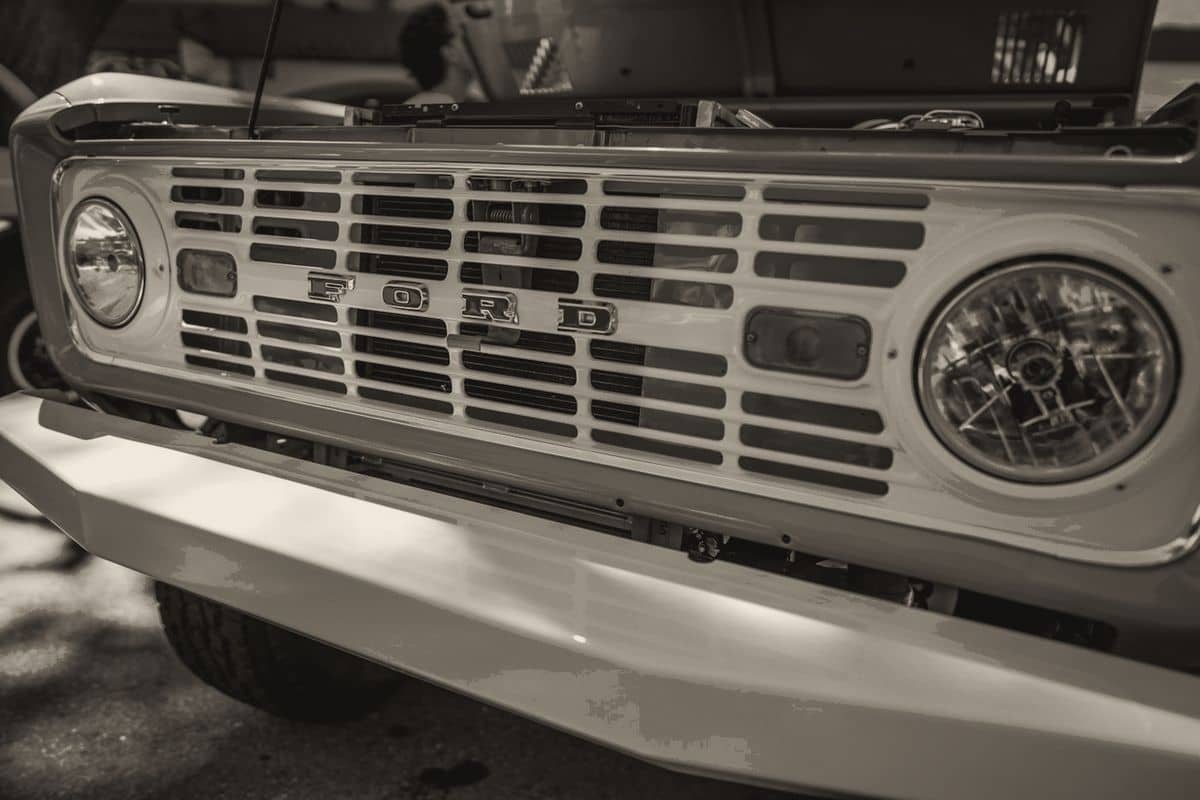 Early Ford Bronco and Toyota FJ40